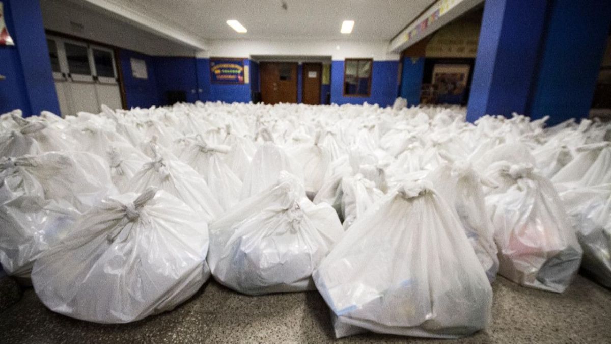 Dieron a conocer el cronograma de entrega de módulos alimentarios 