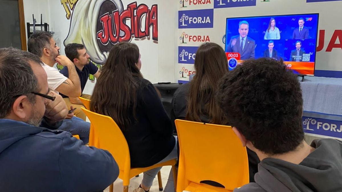 La militancia de FORJA reflexionó respecto al Debate Nacional de las y los candidatos a Vicepresidente