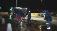 La Municipalidad de Ushuaia realiza la limpieza nocturna del circuito céntrico