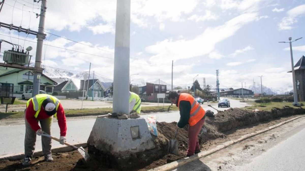 La Municipalidad de Ushuaia lleva adelante el plan de veredas