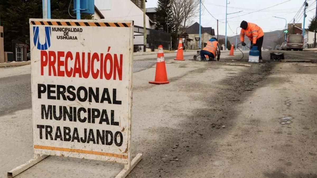 Se habilitó media calzada en la calle Piedrabuena