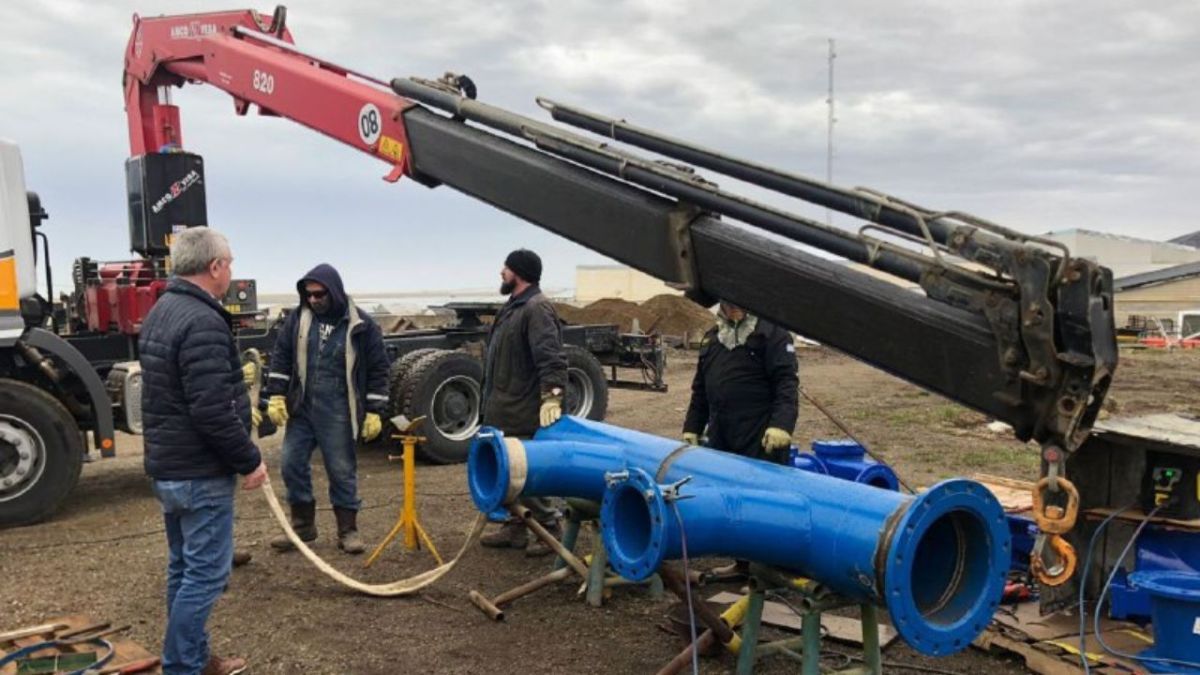 Comienza la segunda etapa del reacondicionamiento del manifold de la cisterna céntrica