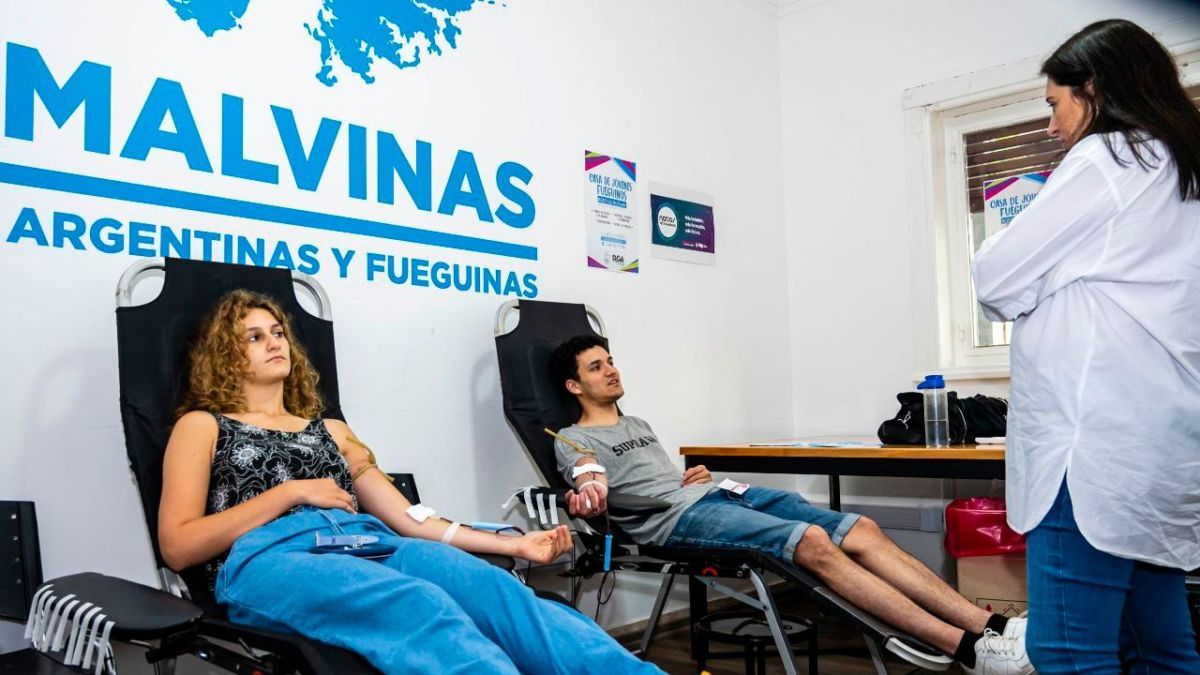Exitosa colecta de sangre en la Casa de Jóvenes Fueguinos de La Plata