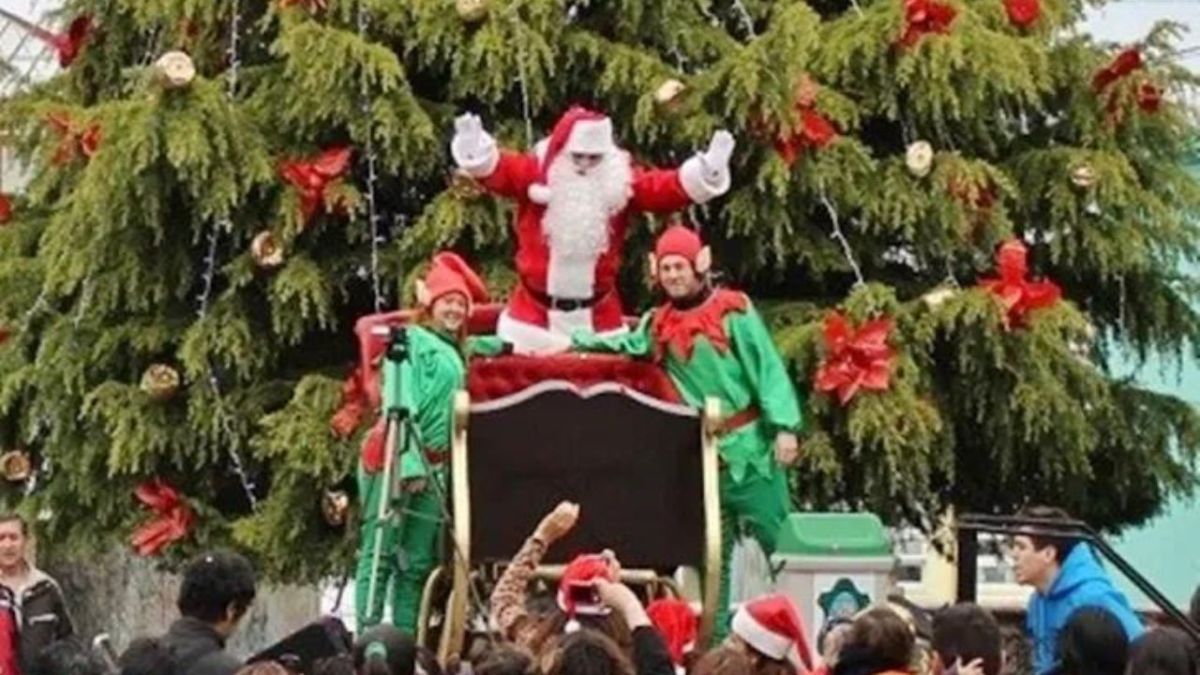 Papá Noel participará del espectáculo del 8 de del diciembre