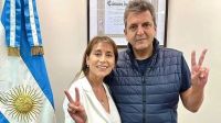 La senadora Cristina López se reunió con Sergio Massa