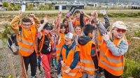 Infancias de la “Colonia municipal verano 2024” realizaron una caminata patrimonial por Ushuaia
