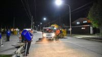 Realizaron una jornada de limpieza urbana nocturna en Tolhuin
