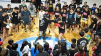 Tomás "Chacal" Aguirre brindó un seminario de kickboxing organizado por el Instituto Municipal de Deportes de Ushuaia