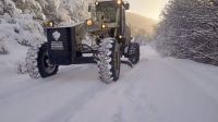 Ruta Nacional N°3: Se registran intensas nevadas en las zonas centro y sur de la provincia