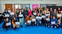 Entregaron certificados de capacitación a alumnos de cursos de formación laboral