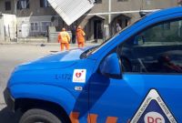 Defensa Civil realizó alrededor de 60 intervenciones por el temporal de viento en Río Grande