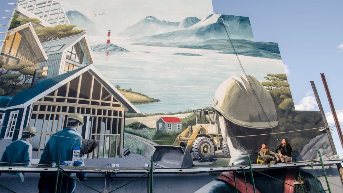 “Un mural grande es una semilla que podés sembrar en todos”