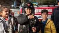 Chicos y chicas del programa “Filomena Grasso” visitaron el cuartel de Bomberos Voluntarios “2 de Abril”