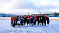 Se inauguró la temporada de la pista de hielo  “Carlos Tachuela Oyarzún