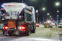 “No se debe arrojar a la calle la nieve, dado que puede interferir con la seguridad de la circulación”