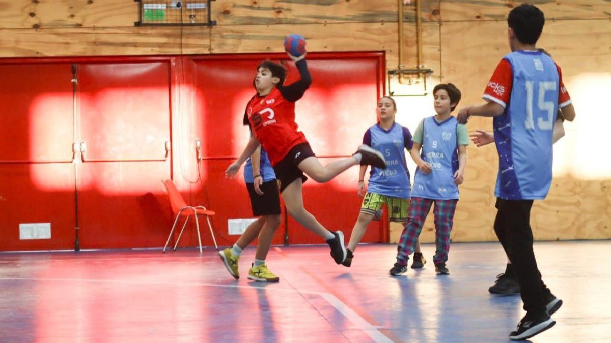 Se concretó el primer torneo infantil de handball