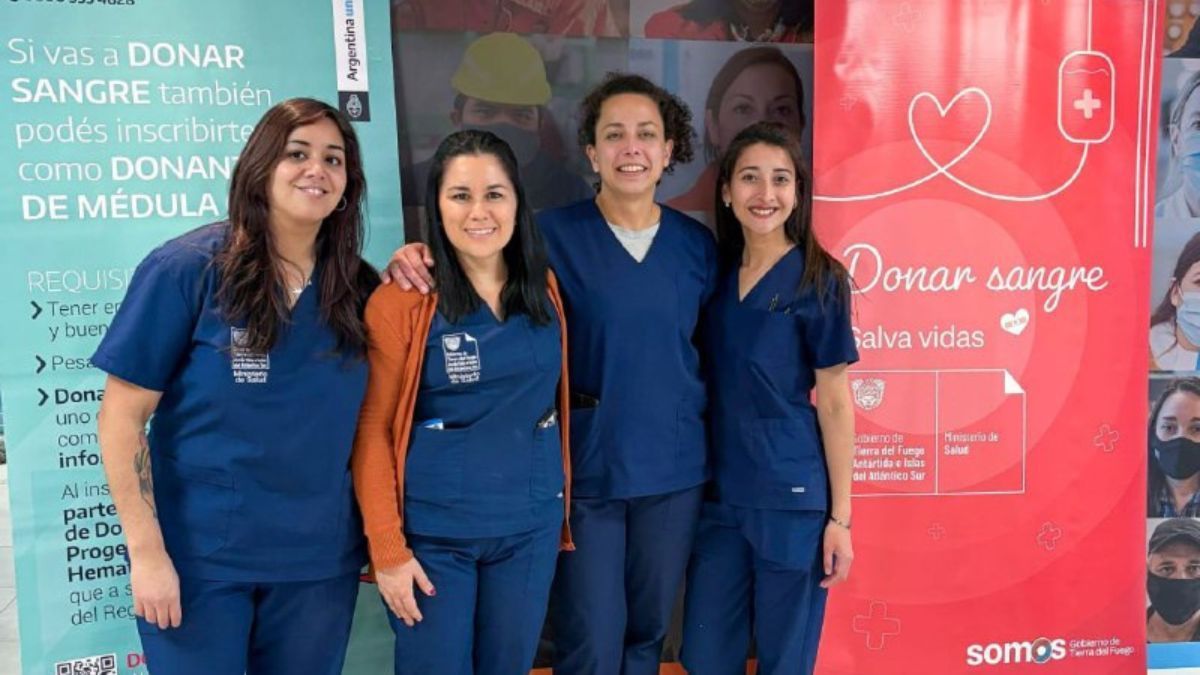 Jornadas de concientización y colectas de sangre en Ushuaia y Río Grande