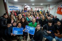 Tita y Runin encabezaron encuentros con vecinos y militantes en Ushuaia y Río Grande