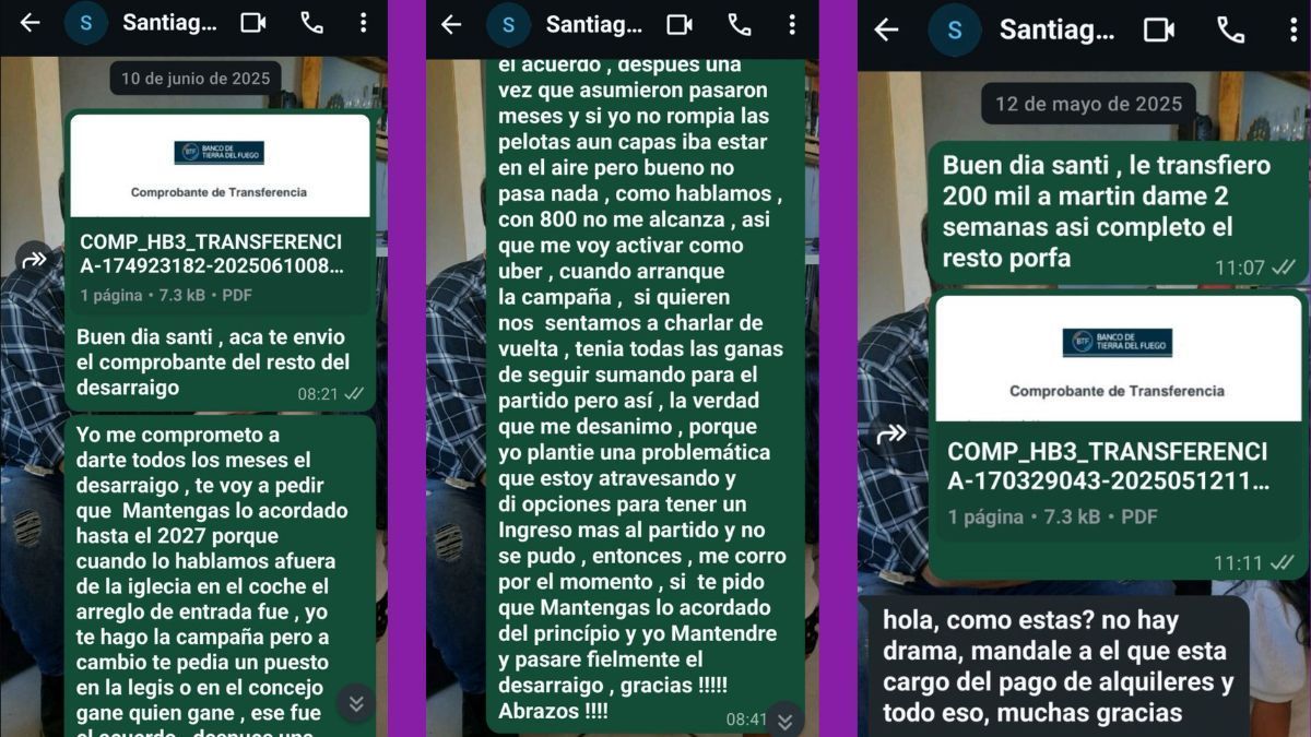 Nuevas pruebas exponen el supuesto mecanismo de financiamiento irregular de La Libertad Avanza en Tierra del Fuego