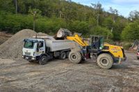 La Dirección Provincial de Vialidad realiza tareas de mantenimiento en la zona de la Reserva Forestal Bombilla