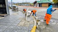 La Municipalidad avanza con la puesta en valor de la zona céntrica y realiza tareas de mantenimiento urbano