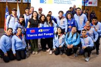 La delegación fueguina participó del acto inaugural de los Juegos Binacionales ParaAraucanía