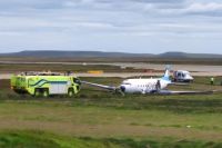 El avión Basler BT-67 de Mirgor se despistó en Río Grande