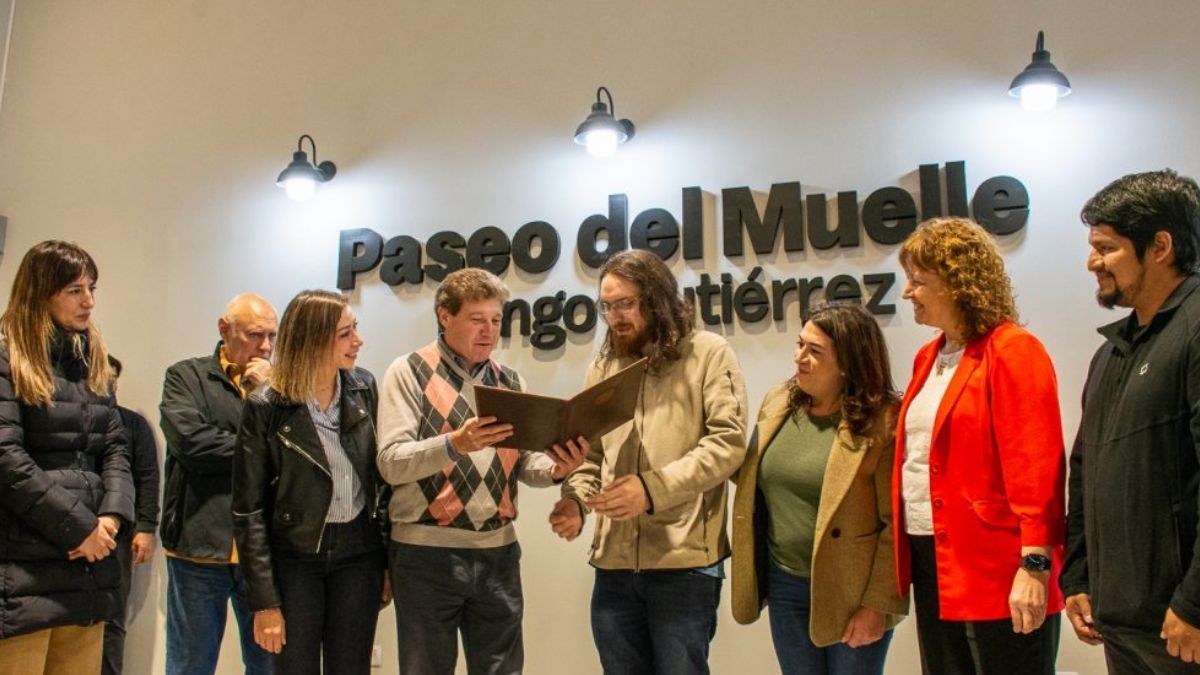 Inauguraron el Paseo del Muelle "Mingo Gutiérrez"