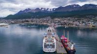 Ushuaia volvió a recibir al crucero de gran porte "Sapphire Princess"