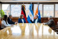 Urquiza recibió al embajador de Alemania en su primera visita oficial a Tierra del Fuego