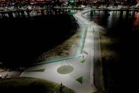  Se realizó la primera prueba del sistema de iluminación de la Pasarela Fique