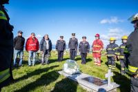 A 26 años de la tragedia de Ingeniería Guerra, realizaron un homenaje al bombero voluntario Diego Sánchez