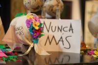 Se realizó la jornada “Hacé tu pañuelo”, una propuesta impulsada bajo la consigna de Abuelas de Plaza de Mayo