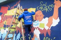 Avanza la intervención artística de los 10 nuevos murales con los que contará la ciudad de Ushuaia