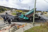 Avanzan los trabajos repavimentación y obras viales en distintos sectores de Ushuaia