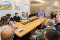 El intendente Perez y la Cámara de Comercio de Río Grande acordaron agenda de trabajo conjunto