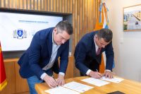 Firmaron el hermanamiento entre el Municipio de Río Grande y la ciudad montenegrina de Herceg Nov