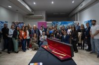 Pallarols presentó su obra en la Casa de Ushuaia