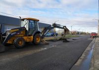 Continúan los trabajos de hormigonado en diferentes sectores de Río Grande