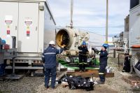 Ya se encuentra en funcionamiento la turbina Taurus 60 de la usina de Ushuaia