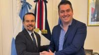 El intendente Martín Perez se reunió con el embajador francés Romain Nadal