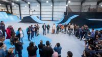 El intendente Martín Perez visitó el Parque de Deportes Urbanos