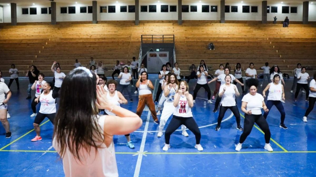 Exitosa jornada de Zumbathon “Invierno Fest” en el Polideportivo María Auxiliadora
