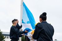 Con izamientos simultáneos en Ushuaia, Río Grande, Tolhuin y las bases antárticas, Gobierno celebró el Día de la Bandera