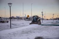 El Municipio de Río Grande despliega el operativo invernal tras las nevadas registradas