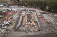 La construcción de la nueva usina de Ushuaia continúa avanzando conforme al cronograma previsto