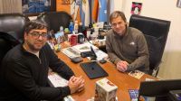 Sciurano mantuvo una reunión de trabajo con el concejal de Ushuaia Fernando Oyarzun