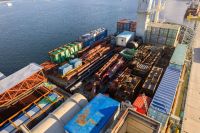 El 25% del equipamiento de la nueva usina de Ushuaia ya se encuentra descargado