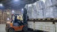 Se realizó la carga del primer camión con neumáticos fuera de uso destinados al reciclaje