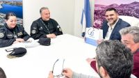 El intendente Vuoto se reunió con autoridades de la Policía de Seguridad Aeroportuaria
